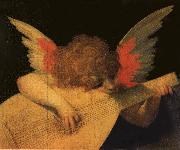 Rosso Fiorentino Angel Musician oil